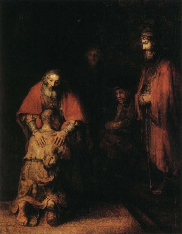 Rembrandt van rijn Return of the Prodigal Son oil painting image